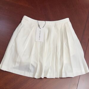 White Pleated Skirt by Cotton Candy LA